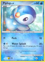 Pokemon,POP Series 6,Piplup - 015/017,Holofoil,Common,Moderately Played