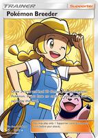 Pokemon,Shining Legends,Pokemon Breeder (Full Art) - 73/73,Holofoil,Ultra Rare,Lightly Played