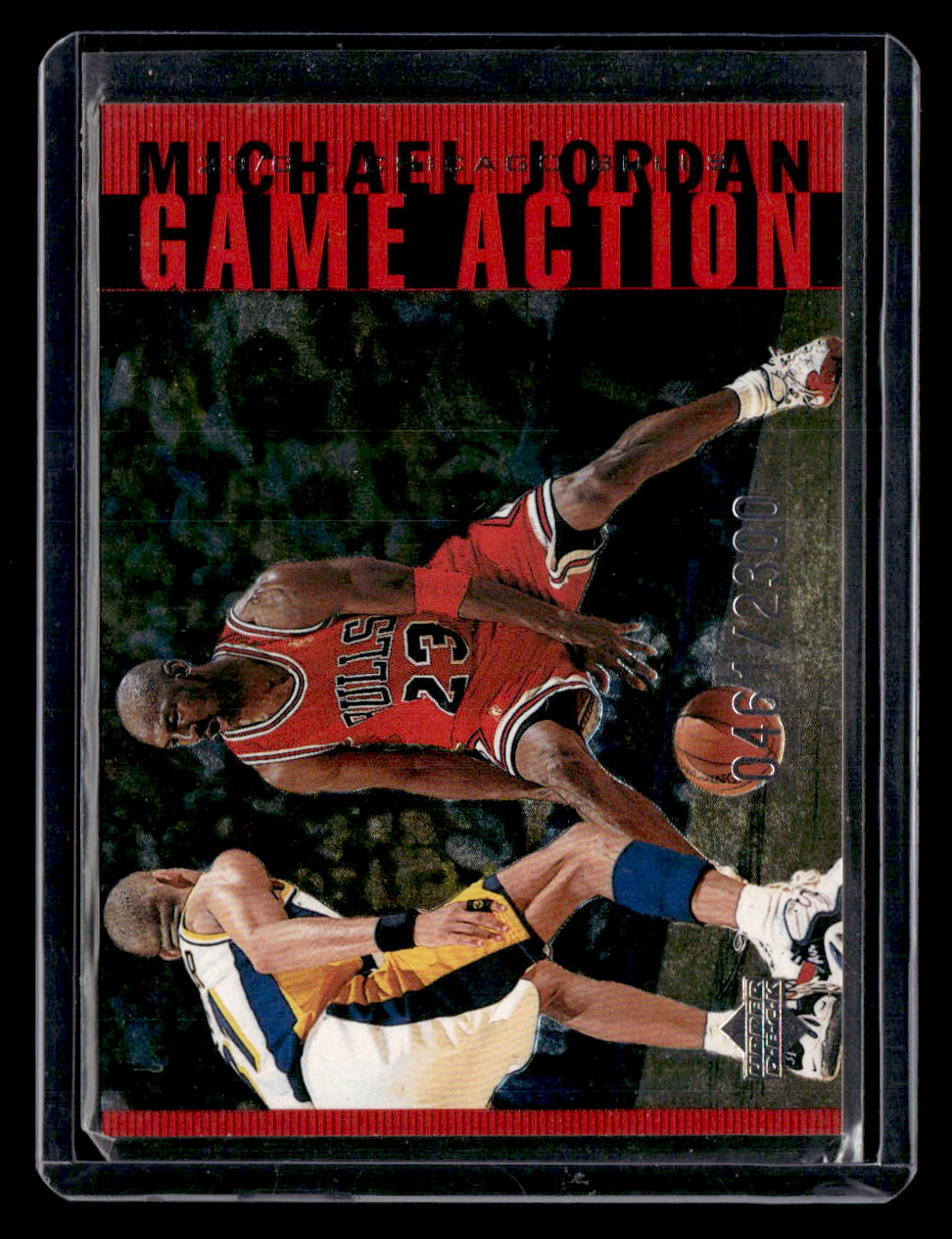 Upper Deck 1998 Upper Deck Michael Jordan Living Legend,1998 Upper Deck Michael Jordan Living Legend,Michael Jordan - G6,Game Action Red