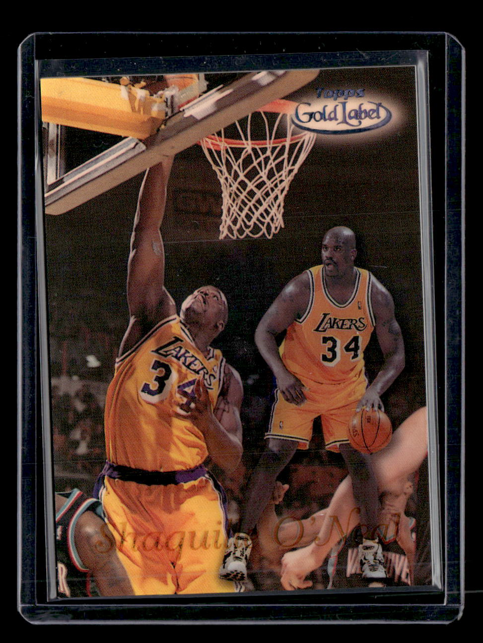 Topps 1998-99 Topps,1998-99 Topps,Shaquille O'Neal - GL2,Topps Gold Label Black Label