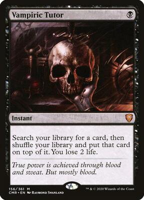 Magic: The Gathering,Commander Legends,Vampiric Tutor - 156,Normal,Mythic,Near Mint