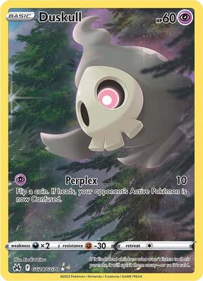 Pokemon,SWSH: Crown Zenith: Galarian Gallery,Duskull - GG28/GG70,Holofoil,Ultra Rare,Near Mint