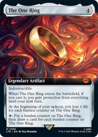 Magic: The Gathering,Universes Beyond: The Lord of the Rings: Tales of Middle-earth,The One Ring (Extended Art) - 380,Normal,Mythic,Near Mint
