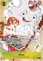 One Piece Card Game,A Fist of Divine Speed,Zeus (Alternate Art) - OP11-106,Foil,Rare,Near Mint