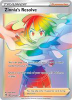Pokemon,SWSH07: Evolving Skies,Zinnia's Resolve (Secret) - 225/203,Holofoil,Secret Rare,Near Mint