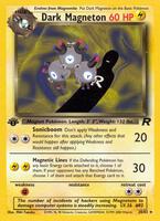 Pokemon,Team Rocket,Dark Magneton (28) - 28/82,Unlimited,Rare,Moderately Played