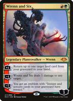 Magic: The Gathering,Modern Horizons,Wrenn and Six - 217,Normal,Mythic,Near Mint