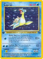 Pokemon,Fossil,Lapras (10) - 10/62,Unlimited Holofoil,Holo Rare,Moderately Played