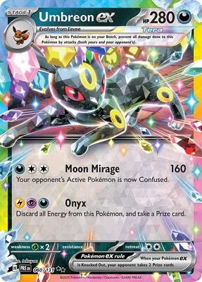 Pokemon,SV: Prismatic Evolutions,Umbreon ex - 060/131,Holofoil,Double Rare,Near Mint