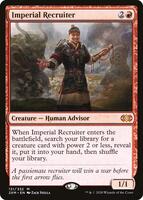 Magic: The Gathering,Double Masters,Imperial Recruiter - 131,Foil,Mythic,Near Mint