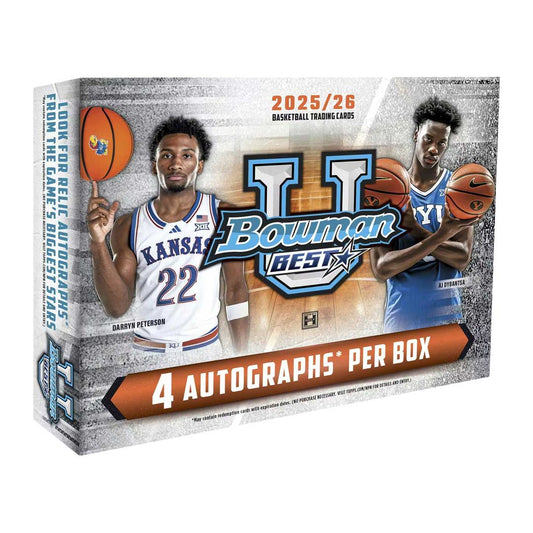 2025-26 Topps Bowman University Best Basketball Hobby Box
