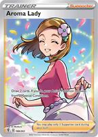Pokemon,SWSH07: Evolving Skies,Aroma Lady (Full Art) - 199/203,Holofoil,Ultra Rare,Near Mint