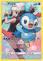 Pokemon,SM - Cosmic Eclipse,Piplup (Secret) - 239/236,Holofoil,Secret Rare,Near Mint