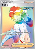 Pokemon,SWSH06: Chilling Reign,Siebold (Secret) - 221/198,Holofoil,Secret Rare,Near Mint