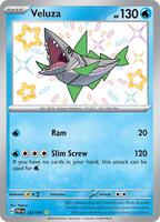 Pokemon,SV: Paldean Fates,Veluza - 125/091,Holofoil,Shiny Rare,Near Mint