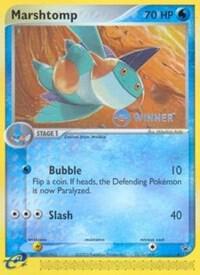 Pokemon,Nintendo Promos,Marshtomp - 011 (e-League) [Winner],Normal,Promo,Near Mint