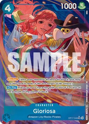One Piece Card Game,The World's Strongest Warriors,Gloriosa (Alternate Art) - OP17-046,Foil,Super Rare,Near Mint