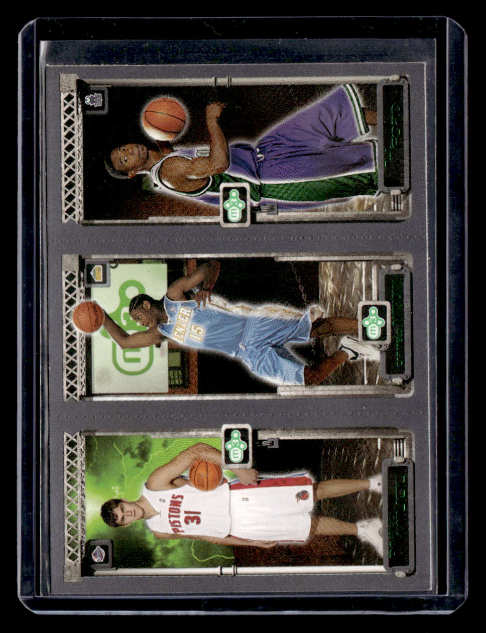 Topps 2003-04 Topps Rookie Matrix,2003-04 Topps Rookie Matrix,Darko Milicic / Carmelo Anthony / T.J. Ford - 112 / 113 / 118,NM