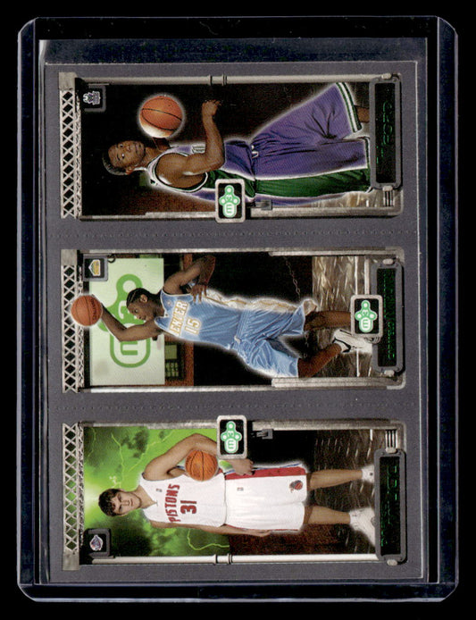 Topps 2003-04 Topps Rookie Matrix,2003-04 Topps Rookie Matrix,Darko Milicic / Carmelo Anthony / T.J. Ford - 112 / 113 / 118,NM