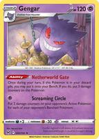 Pokemon,SWSH11: Lost Origin,Gengar - 066/196,Holofoil,Holo Rare,Near Mint
