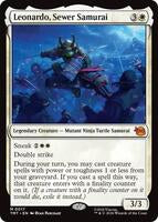 Magic: The Gathering,Teenage Mutant Ninja Turtles,Leonardo, Sewer Samurai - 17,Normal,Mythic,Near Mint