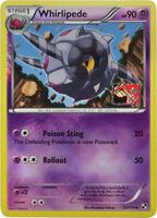 Pokemon,League & Championship Cards,Whirlipede - 53/114 (League Promo) - 053/114,Reverse Holofoil,Promo,Lightly Played