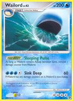 Pokemon,Great Encounters,Wailord - 30/106,Reverse Holofoil,Rare,Heavily Played