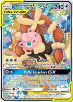 Pokemon,SM - Cosmic Eclipse,Mega Lopunny & Jigglypuff GX (Alternate Full Art) - 226/236,Holofoil,Ultra Rare,Near Mint