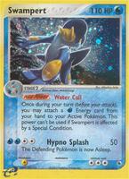Pokemon,Ruby and Sapphire,Swampert - 13/109,Holofoil,Holo Rare,Damaged