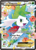Pokemon,Legendary Treasures: Radiant Collection,Shaymin EX (Full Art) - RC21/RC25,Holofoil,Ultra Rare,Heavily Played