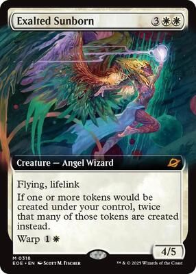 Magic: The Gathering,Edge of Eternities,Exalted Sunborn (Extended Art) - 318,Normal,Mythic,Near Mint