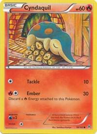 Pokemon,XY - BREAKthrough,Cyndaquil - 18/162,Reverse Holofoil,Common,Moderately Played