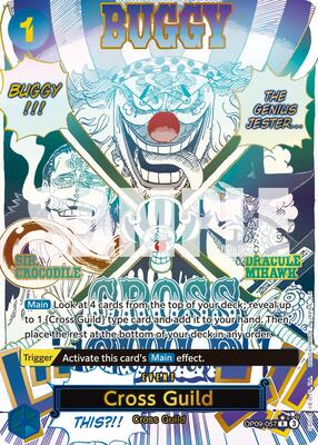 One Piece Card Game,Premium Booster -The Best- Vol. 2,Cross Guild (Alternate Art) - OP09-057,Foil,Rare,Near Mint