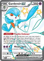 Pokemon,SV: Paldean Fates,Gardevoir ex - 217/091,Holofoil,Shiny Ultra Rare,Near Mint