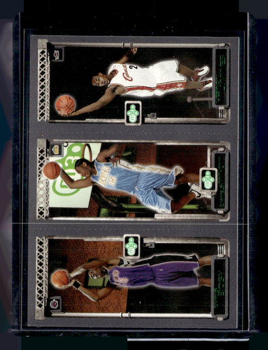 Topps 2003-04 Topps Rookie Matrix,2003-04 Topps Rookie Matrix,Chris Bosh / Carmelo Anthony / LeBron James - 114 / 113 / 111,NM
