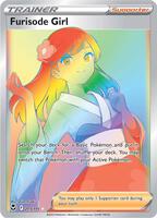 Pokemon,SWSH12: Silver Tempest,Furisode Girl (Secret) - 205/195,Holofoil,Secret Rare,Near Mint