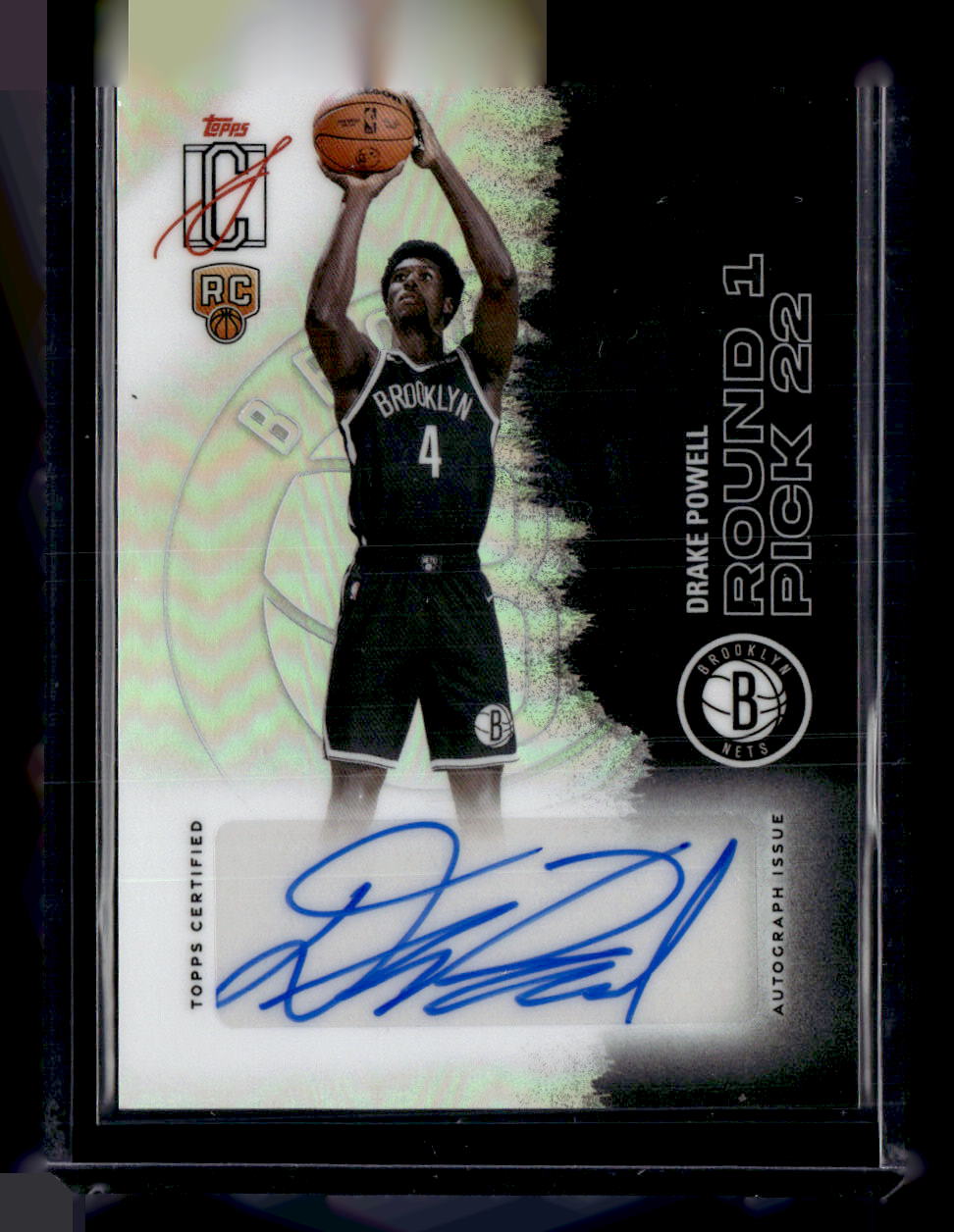 Topps 2025-26 Topps Signature Class,2025-26 Topps Signature Class,Drake Powell - RCC-DP,Rookie Class Chrome Autographs