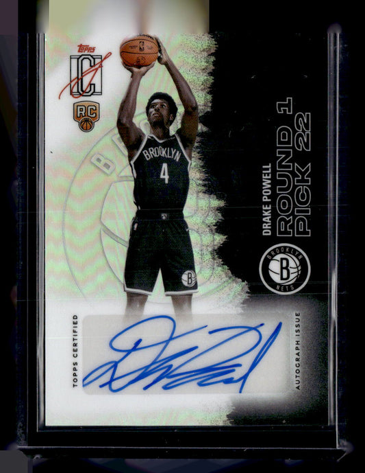Topps 2025-26 Topps Signature Class,2025-26 Topps Signature Class,Drake Powell - RCC-DP,Rookie Class Chrome Autographs