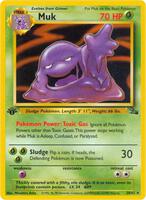 Pokemon,Fossil,Muk (28) - 28/62,Unlimited,Rare,Lightly Played