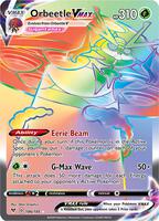 Pokemon,SWSH04: Vivid Voltage,Orbeetle VMAX (Secret) - 186/185,Holofoil,Secret Rare,Near Mint