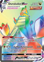 Pokemon,SWSH07: Evolving Skies,Duraludon VMAX (Secret) - 219/203,Holofoil,Secret Rare,Near Mint