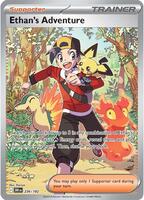 Pokemon,SV10: Destined Rivals,Ethan's Adventure - 236/182,Holofoil,Special Illustration Rare,Near Mint