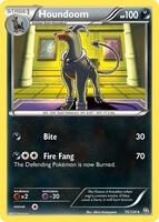 Pokemon,Dragons Exalted,Houndoom - 75/124,Reverse Holofoil,Rare,Moderately Played