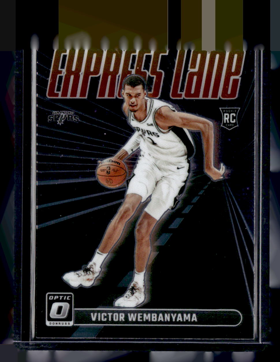 Optic 2023-24 Donruss Optic,2023-24 Donruss Optic,Victor Wembanyama - 8,Express Lane Purple