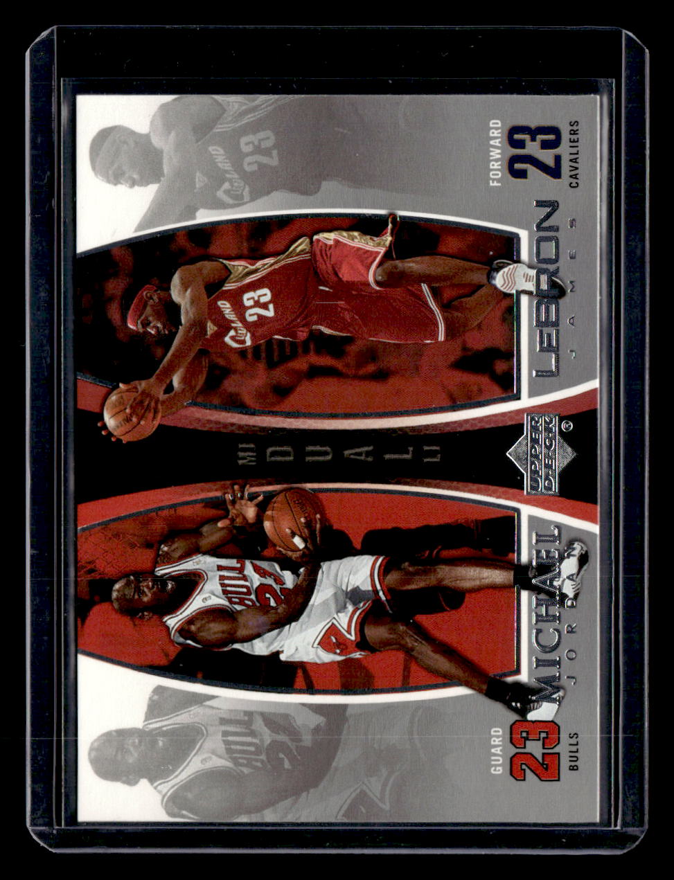 Upper Deck 2005-06 Upper Deck,2005-06 Upper Deck,Michael Jordan / LeBron James - LJMJ3,Michael Jordan/LeBron James