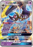 Pokemon,SM Base Set,Lunala GX - 66/149,Holofoil,Ultra Rare,Lightly Played