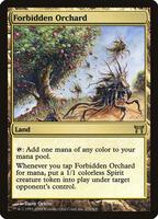 Magic: The Gathering,Champions of Kamigawa,Forbidden Orchard - 276,Normal,Rare,Near Mint