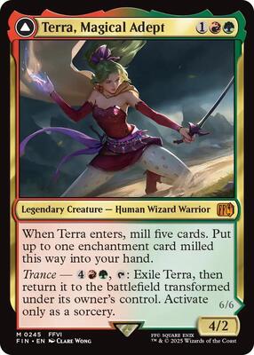 Magic: The Gathering,FINAL FANTASY,Terra, Magical Adept - 245,Normal,Mythic,Near Mint