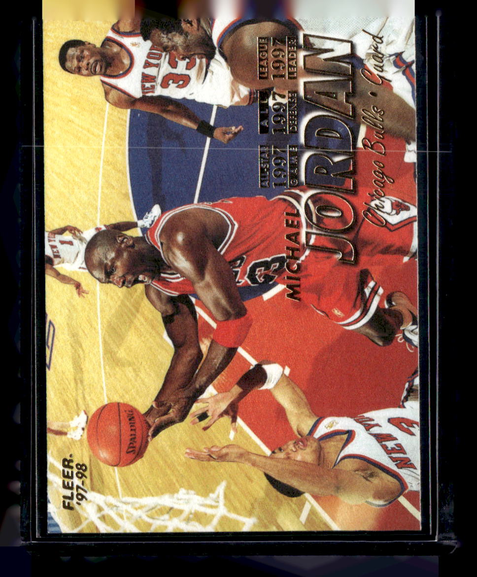 Fleer 1997-98 Fleer,1997-98 Fleer,Michael Jordan - 23,Traditions Crystal