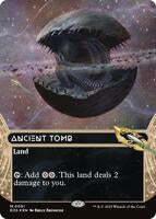Magic: The Gathering,Edge of Eternities: Stellar Sights,Ancient Tomb (0091) (Borderless) (Galaxy Foil),Foil,Mythic,Moderately Played
